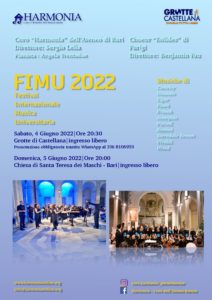 FIMU 2022 - Festival Internazionale di Musica Universitaria @ Grotte di Castellana | Bari | Puglia | Italia