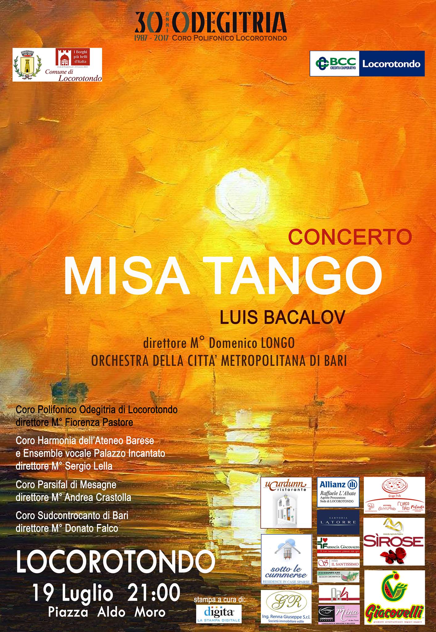 Misa Tango di Luis Bacalov @ Locorotondo | Locorotondo | Puglia | Italia