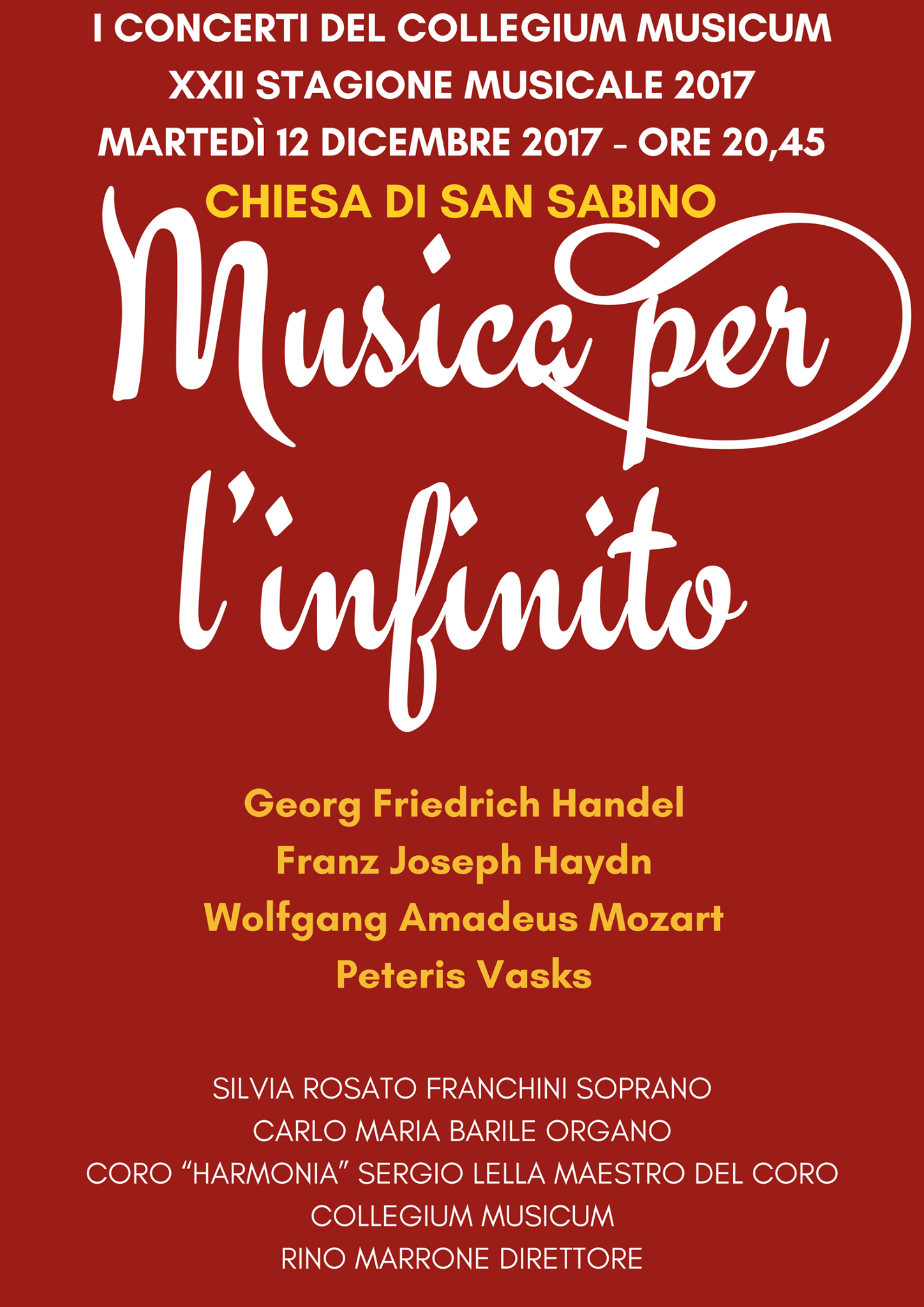 Musica per l'Infinito @ Chiesa di San Sabino - Bari | Bari | Puglia | Italia